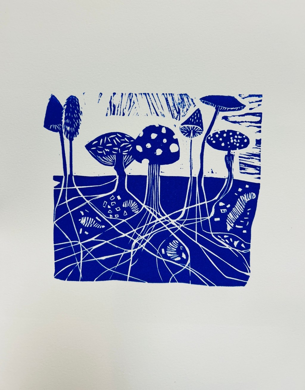 Linocut Printmaking and&nbsp;Fungi